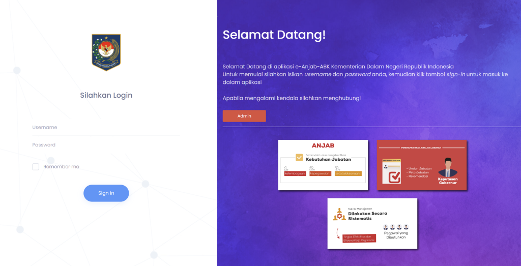 Sistem Monitoring Evaluasi Analisa Jabatan