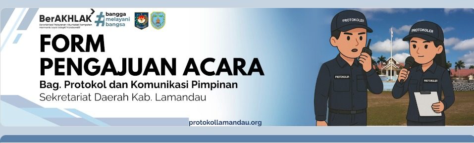 Form Registrasi Kegiatan Pimpinan